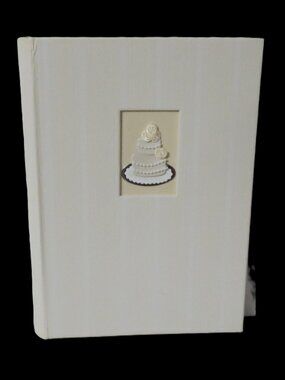 Wedding Album – Ivory Keepsake Book with Embossed Cake Design